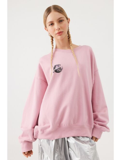 Urban Outfitters UO Wilder I Need Space Seamed Pullover Sweatshirt