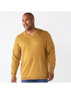 Big & Tall Apt. 9 V-Neck Sweater