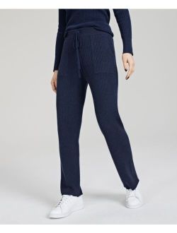 Women's 100% Cashmere Jogger Pants, Created for Macy's