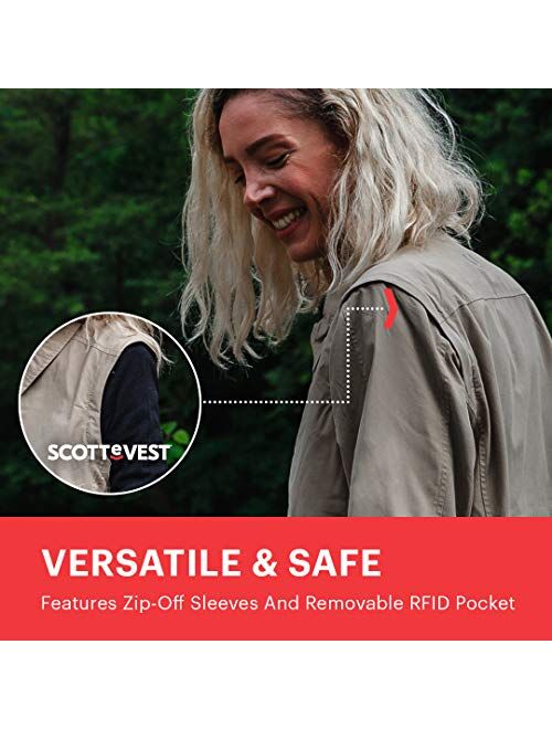 SCOTTeVEST Women's Essential 2.0 Jacket Vest | 24 Pockets | Anti-Pickpocket