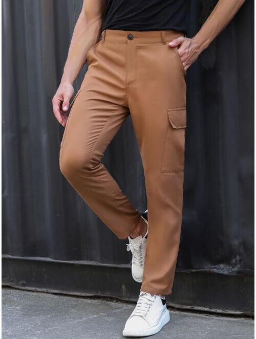 Shein Men Flap Pocket Side Pants