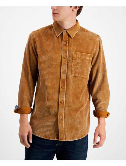 Sun + Stone Men's Corduroy Shirt, Created for Macy's