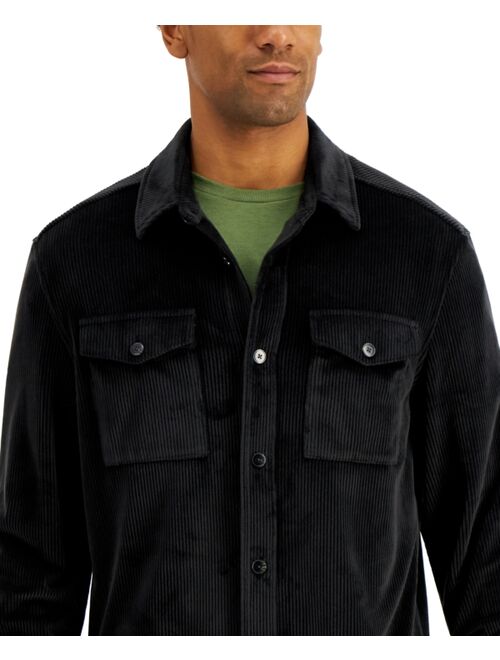 ALFANI Men's Regular-Fit Corduroy Shirt Jacket, Created for Macy's