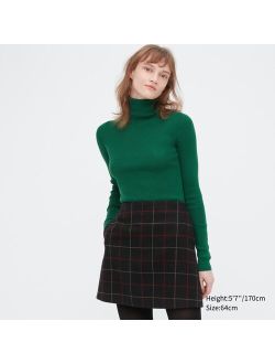 Wool Blend Mini Skirt