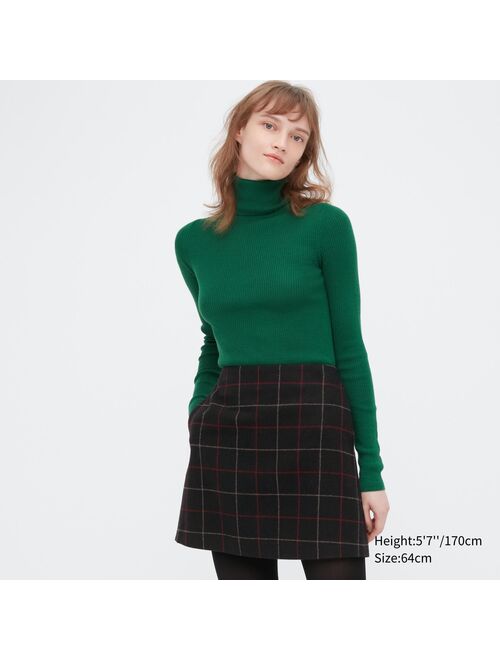 UNIQLO Wool Blend Mini Skirt