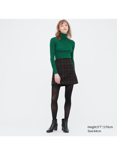 UNIQLO Wool Blend Mini Skirt