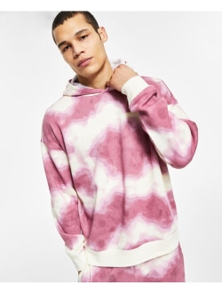 Men's Abstract Tie-Dye Hoodie, Created for Macy's