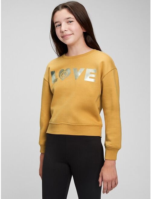 Gap Kids Graphic Crewneck Sweatshirt