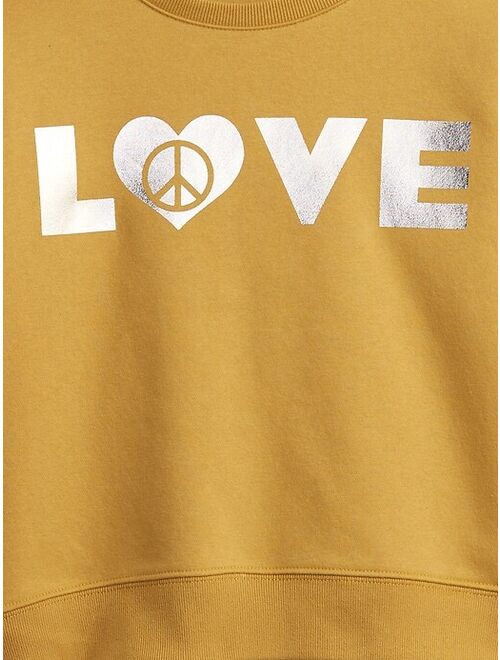 Gap Kids Graphic Crewneck Sweatshirt