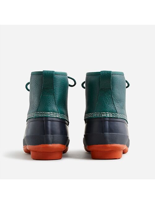J.Crew Heritage duck boots in tumbled leather