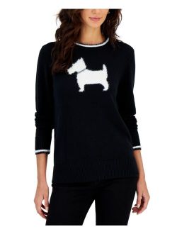 Women's Scotty Dog Sweater, Created for Macy's