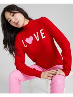 Women's 100% Cashmere Love Sweater, Created for Macy's