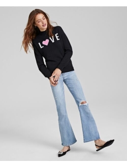Women's 100% Cashmere Love Sweater, Created for Macy's