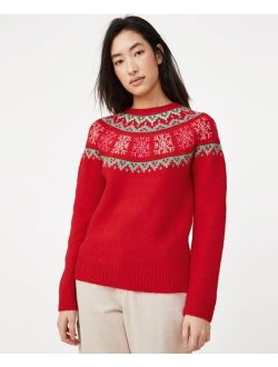 Women's Christmas Crew Neck Sweater