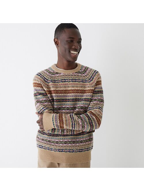 J.Crew Fair Isle sweater in wool blend