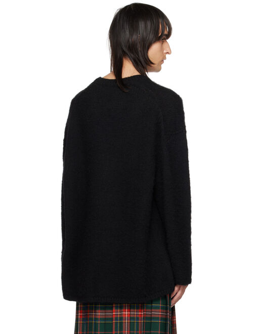COMME DES GARCONS HOMME PLUS Black Intarsia Sweater