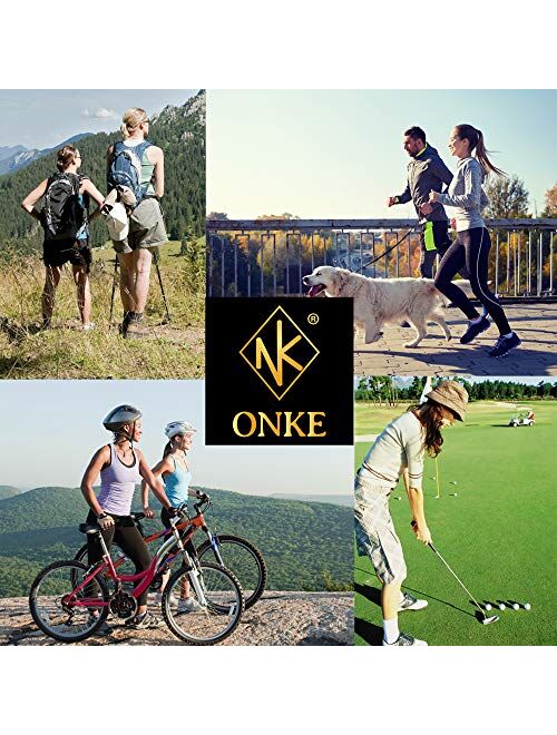 ONKE Merino Wool Cushion Crew Socks for Women Lady Casual Dress Outdoor Trail Hiking Hiker with Light Breathable Performance