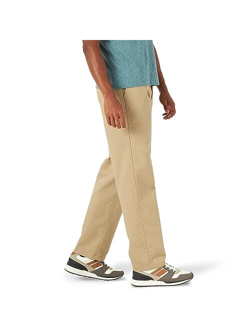 Lee Men's Total Freedom Relaxed Classic Fit Flat Front Pants