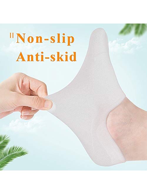 Sioncy Womens No Show Socks Non Slip Flat Boat Line Low Cut Socks 3 to 15 Pairs