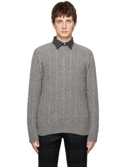 BEAMS PLUS Gray 5G Sweater