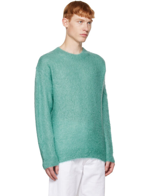 AURALEE Blue Brushed Sweater