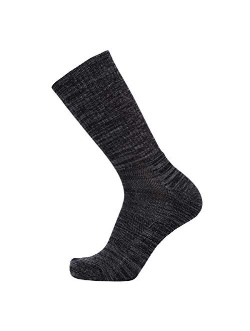 Enerwear 4P Pack Men's Merino Wool Blended Blister Free Trail Socks