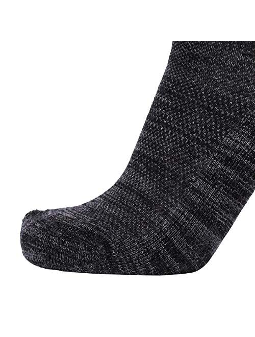 Enerwear 4P Pack Men's Merino Wool Blended Blister Free Trail Socks