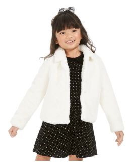 Little Girls Faux Fur Jacket, Created For Macy's