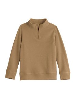Boys 4-8 Jumping Beans Ribbed Quarter Zip Sweater