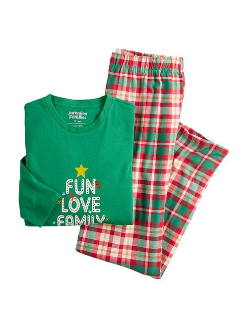 Men's Jammies For Your Families Joyful Celebration Family Together Tee & Pants Set