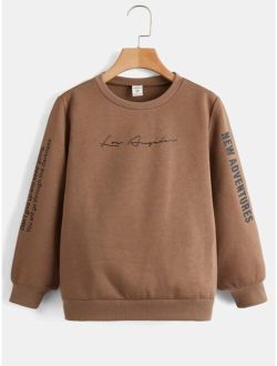 Boys Letter Graphic Pullover