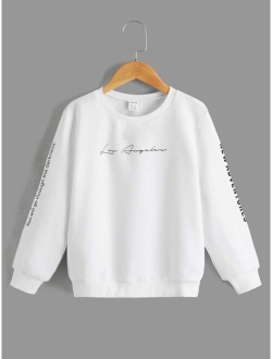 Boys Letter Graphic Pullover