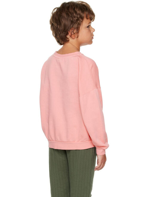 THE CAMPAMENTO Kids Pink Flowers Sweatshirt