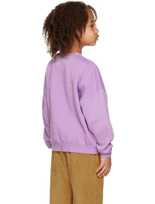 THE CAMPAMENTO Kids Purple 'Life In Nature' Sweatshirt