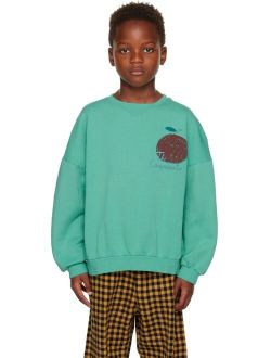 THE CAMPAMENTO Kids Green Apple Sweatshirt