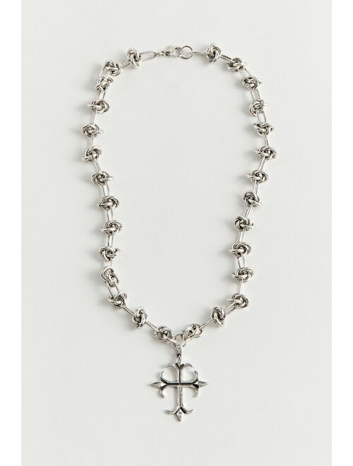 Urban Outfitters Dexter Cross Charm Necklace