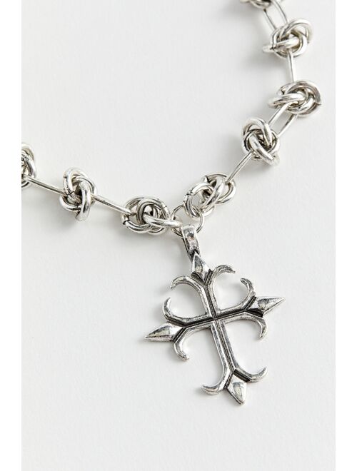 Urban Outfitters Dexter Cross Charm Necklace