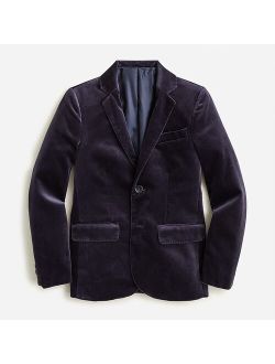 Boys' Ludlow blazer in velvet