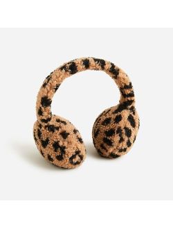 Girls' earmuffs in leopard