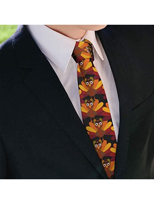 Woaidy Men's Ties Necktie Skinny Neck Tie for Weddings Party Business Groom Dances
