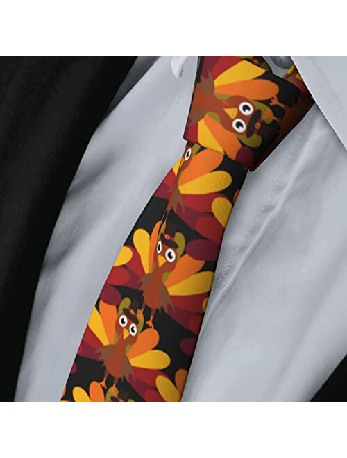 Woaidy Men's Ties Necktie Skinny Neck Tie for Weddings Party Business Groom Dances