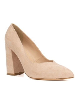 FASHION TO FIGURE Wide Width Women's Penelope Pumps - Extended Sizes