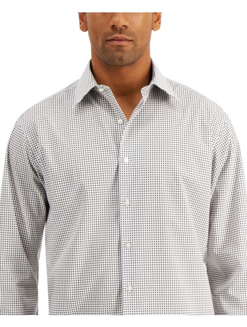 CLUB ROOM Men's Regular Fit Check Dress Shirt, Created for Macy's