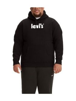 Men's Big and Tall Relaxed Graphic Pullover Hoodie