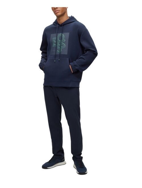 Hugo Boss BOSS Men's Cotton-Blend Relaxed-Fit Hoodie Sweatshirt