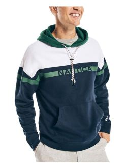 Men's Sustainably Crafted Chest-Stripe Hoodie