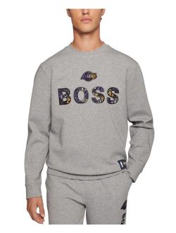 BOSS Men's NBA Los Angeles Lakers Relaxed-Fit Sweatshirt