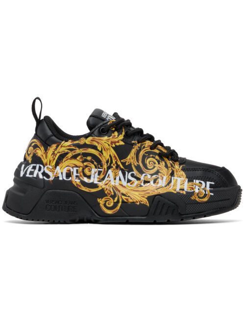 VERSACE JEANS COUTURE Black Stargaze Sneakers