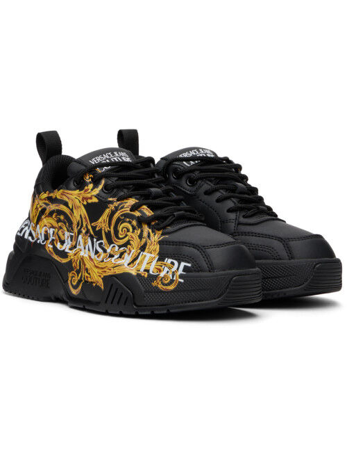 VERSACE JEANS COUTURE Black Stargaze Sneakers