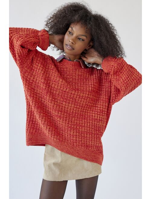 BDG Max Waffle Knit Recycled Pullover Sweater